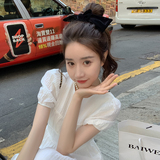 数据好！2024新款白色超仙泡泡袖连衣裙159-8901P110K168，女装连衣裙，浙宝159