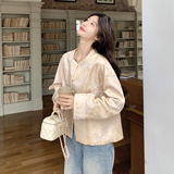 新款！钉珠刺绣工艺高品质新中式风外套159-2609P205K358，女装短外套，浙宝159