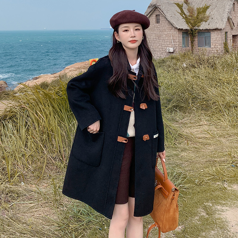 新款x现货！小香风毛呢外套女中长款159-8867，女装毛呢外套，浙宝159