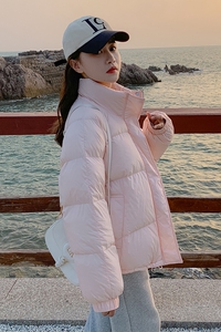 18号出货！90白鸭绒羽绒服女短款 159-827P205K298图片