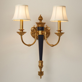 法式 古典别墅客厅卧室床头灯具走廊过道灯饰 全铜复古奢华壁灯美式