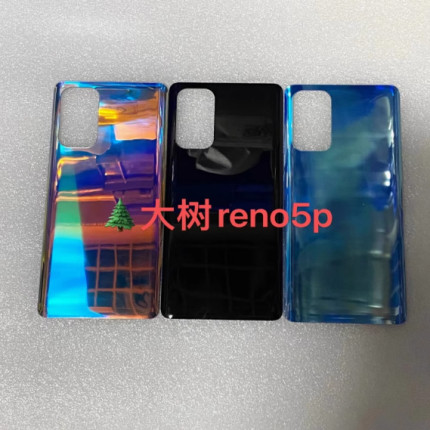 适用OPPO Reno5 Reno5Pro 手机玻璃后盖后屏后壳背壳