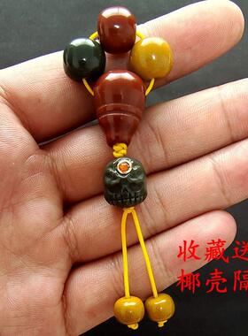 手串108配饰全套装阿拉善玛件瑙三通佛头整套跑环绿石松红绿灯diy