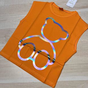 B63青卡通背心109 160 110