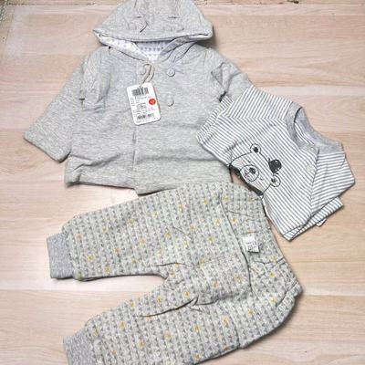 B210米 快乐伙伴棉双排扣套装4417