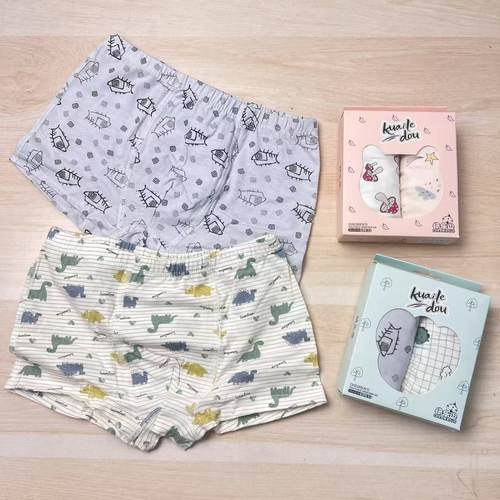 B01快乐双裆无骨内裤高品质0857  110-160