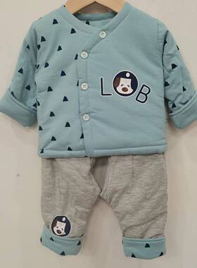 B73童机印三角偏襟套60409