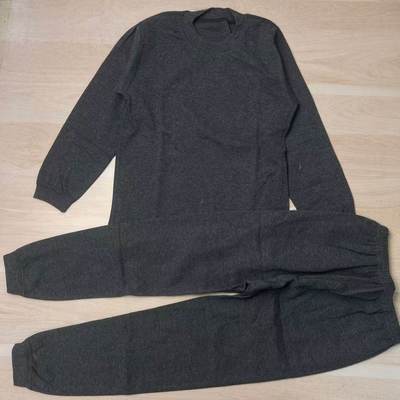 B212纯棉中大童秋衣套装5184  130-160