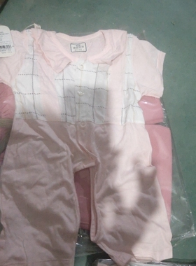 B74广路娃娃领开档连体20565