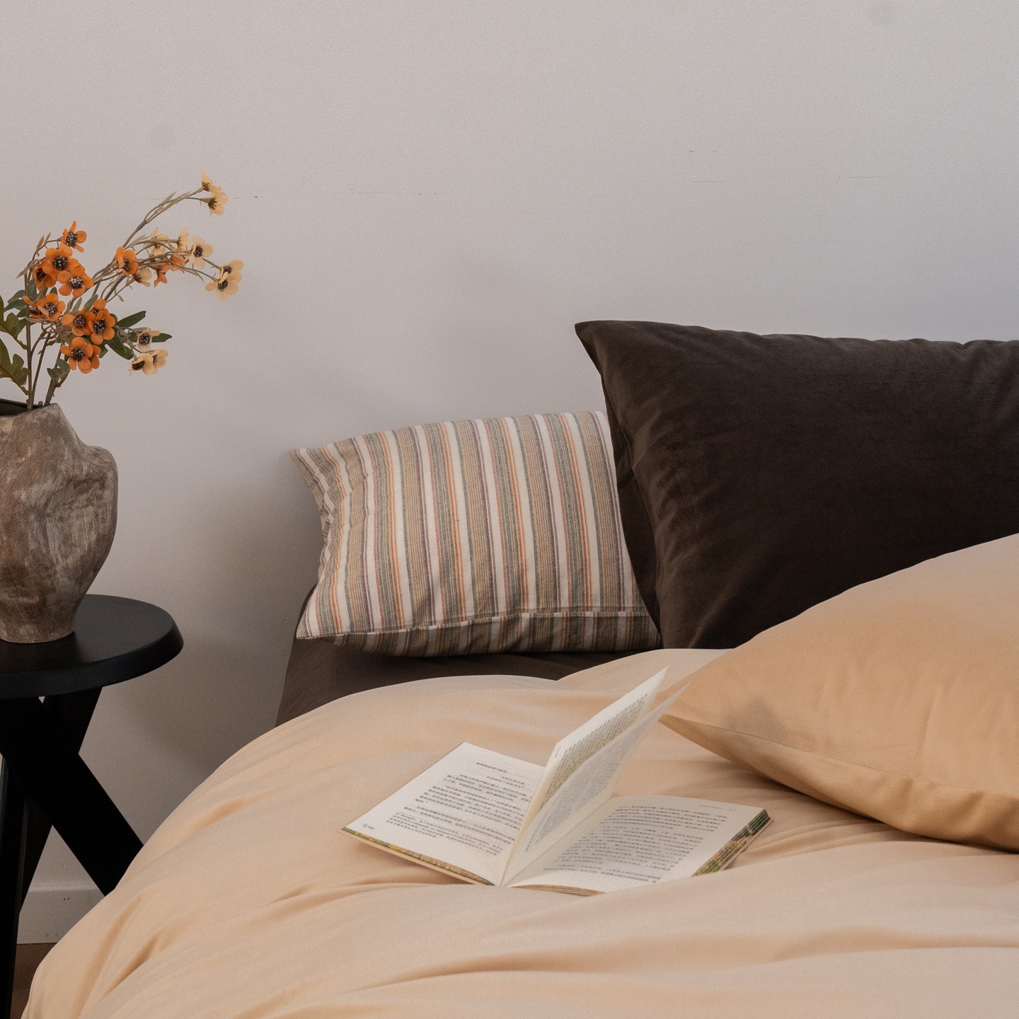 高克重天鹅绒素撞色床单被套四五件套 秋冬保暖防静电短绒可混搭