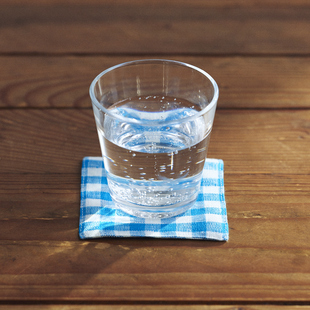 日本fog work亚麻布艺条纹格纹杯垫隔热垫防烫垫 linen