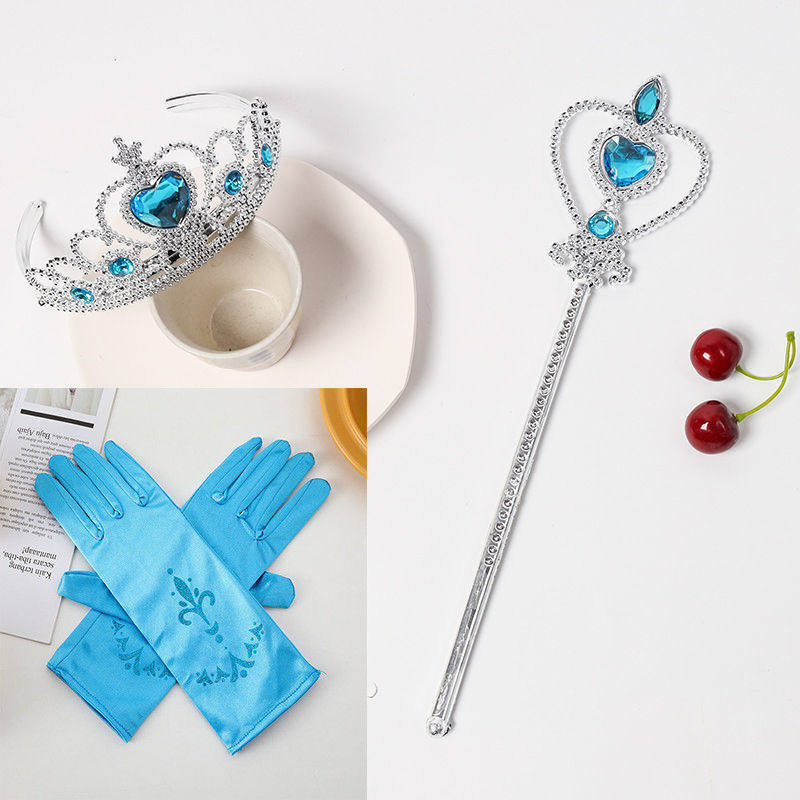 皇冠头饰儿童小公主仙女棒女童艾莎公主配饰皇冠魔法棒小女孩