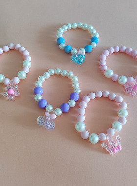 儿童手链便宜幼儿园舞蹈奖品宝宝可爱水果小花新款玩具手链