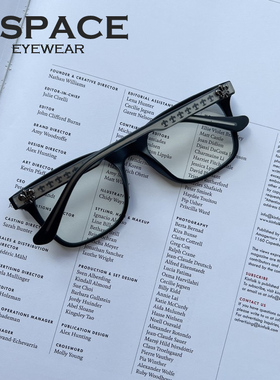 mspace2023复古文艺近视眼镜框男女TR90平光镜架可配度数个性大框