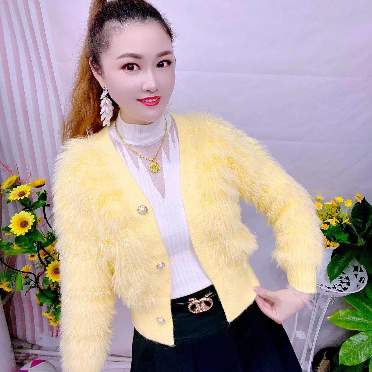 个性春秋2026新款小个子针织开衫短款宽松显瘦外套百搭洋气毛衣女,女装/女士精品,毛针织衫,淘宝优惠券,粉丝福利购,淘宝优惠卷