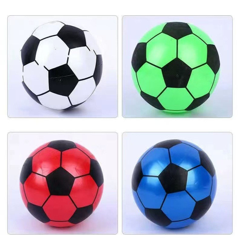 加厚大号22CM足球沙滩球充气玩具幼儿园球儿童皮球仿真西瓜充气球