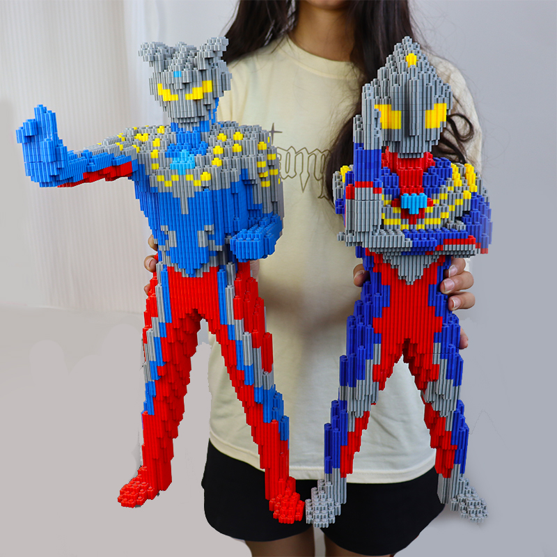 超大迪迦积木玩具手工拼装礼物男