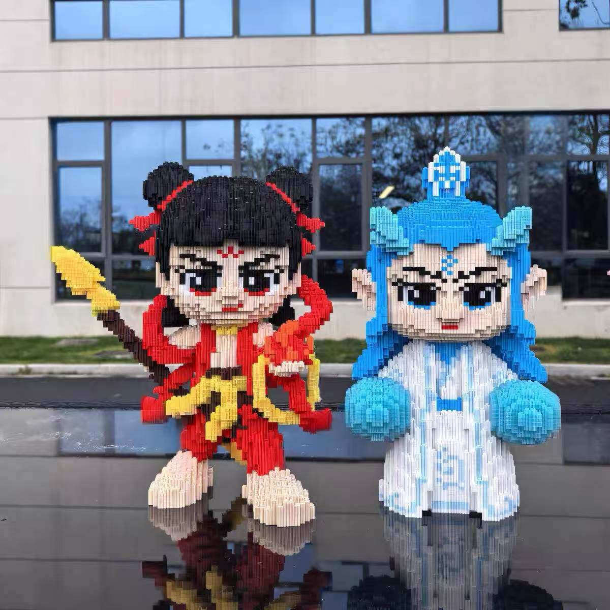哪吒积木拼图成人版益智拼装玩具图片