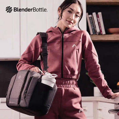 美国Blender bottle大容量健身单肩包运动斜挎包出差带娃露营冰袋
