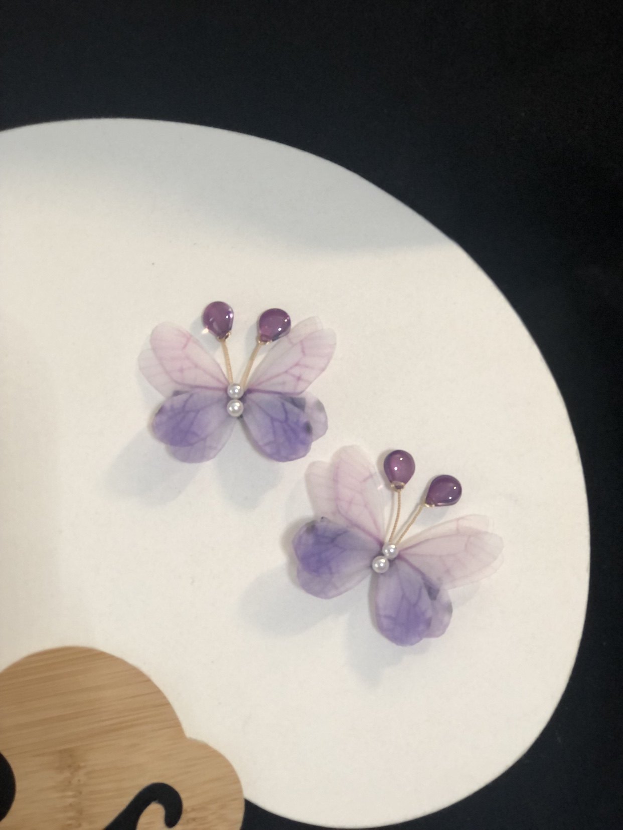 ｛紫蝴蝶 纱蝴蝶｝汉服发饰舞蹈中国风发夹古风头饰古装满29包邮,饰品/流行首饰/时尚饰品新,发饰,淘宝优惠券,粉丝福利购,淘宝优惠卷