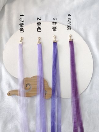 ｛丝带一对价｝满29包邮汉服飘带发夹中国风发带发饰古风古装发簪