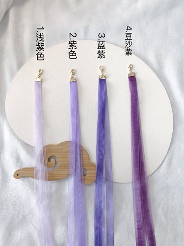 ｛丝带一对价｝满29包邮汉服飘带发夹中国风发带发饰古风古装发簪