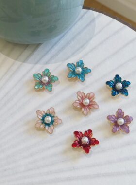 ｛眉心贴 花钿7颗桃花｝汉服额饰满29包邮唐风中古风配饰古装