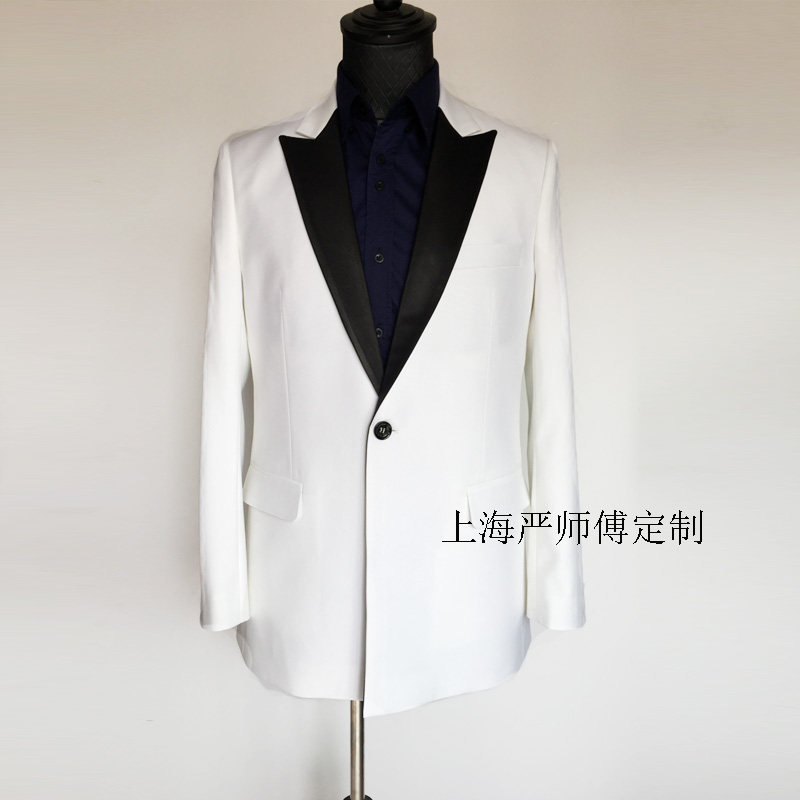 私人定制权志龙同款拼撞色西服