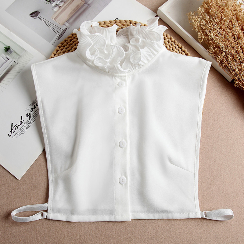 秋冬衬衫假领韩版百搭蕾丝衬衣领