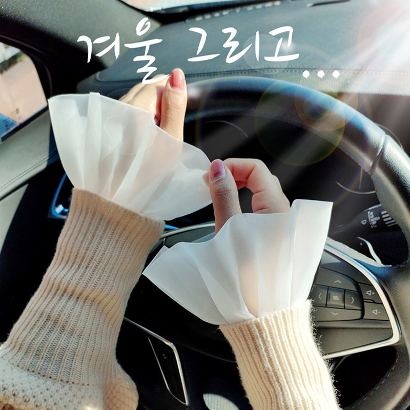 한국어 봄 가을 새 소매 미적 여신 레이스 중공 액세서리 문학 신선한 크로 셰 뜨개질 가짜 소매 커프스