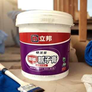 立邦快涂宝防碱腻子膏立邦批墙膏 石膏基 2合1 面层 20KG 正品