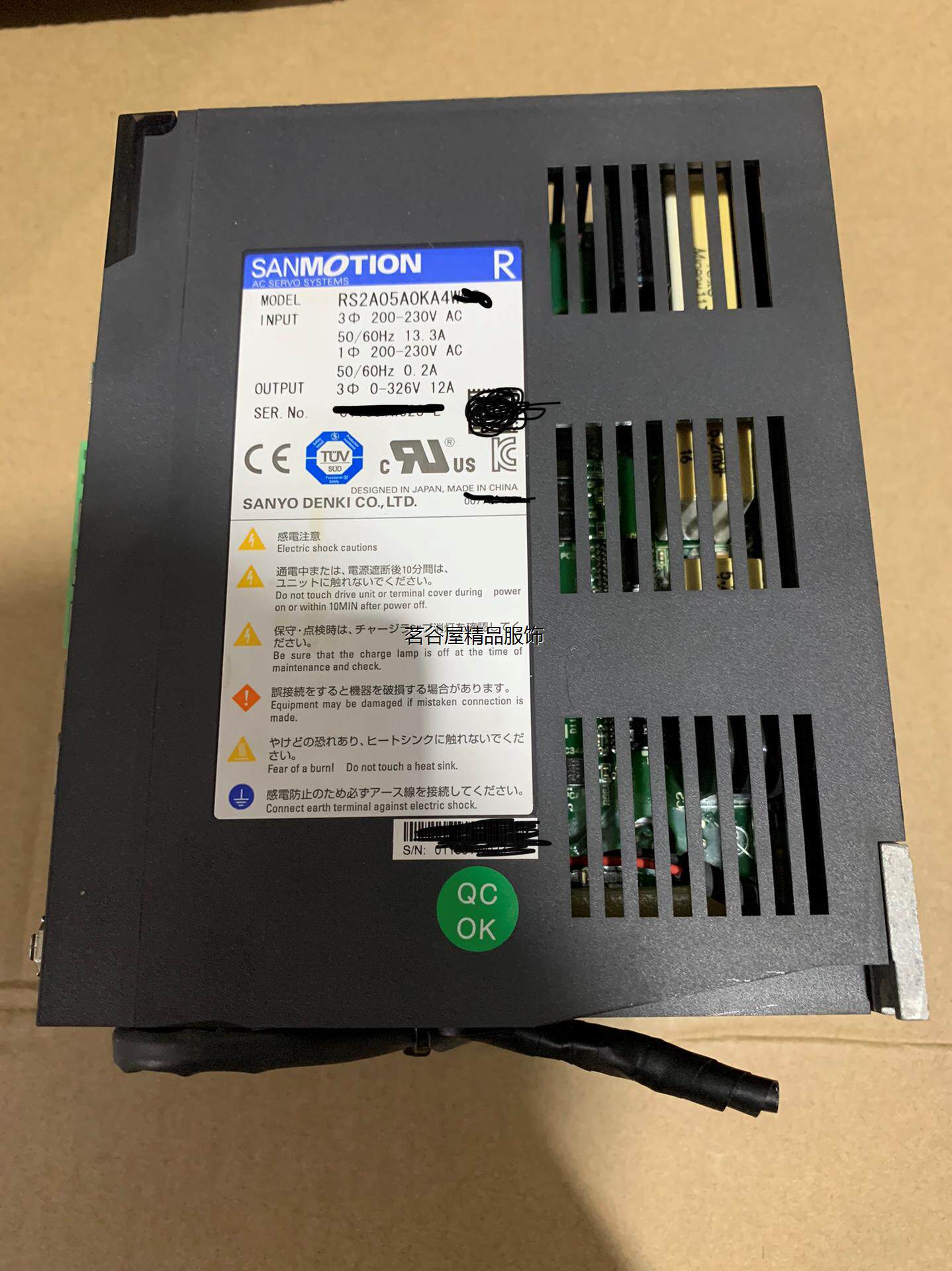 三洋伺服驱动器rs2a05a0ka4w00议价