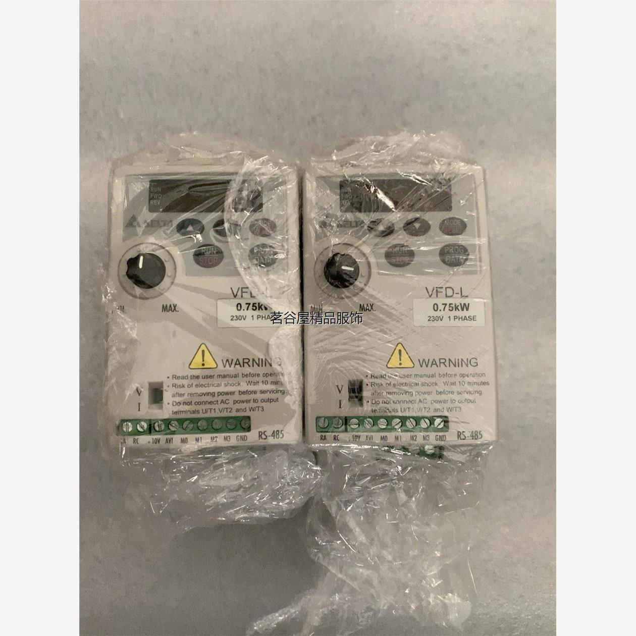 现货台达变频器VFD007L21A, 0.75KW, 220V。议价