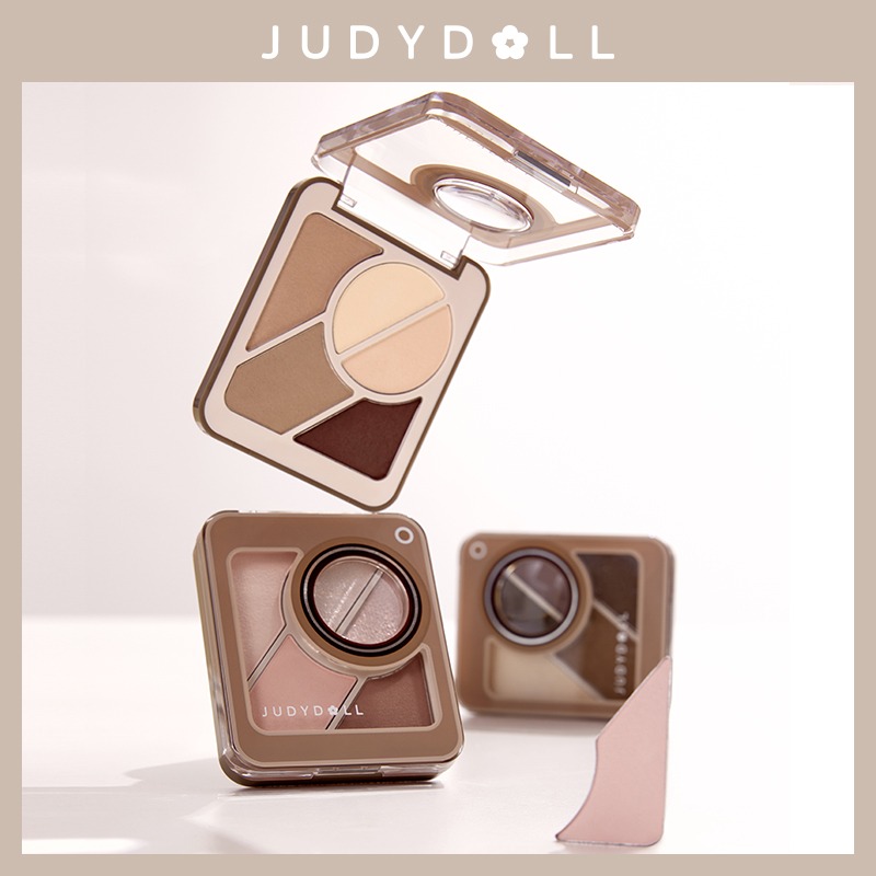 Judydoll橘朵眼眉综合盘便携眼影盘修容哑光高光卧蚕提亮下至打底