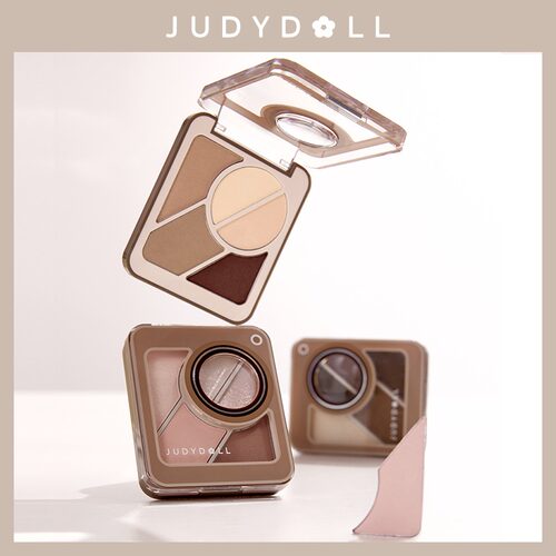 临期Judydoll橘朵眼眉综合盘便携眼影盘修容哑光高光卧蚕提亮下至