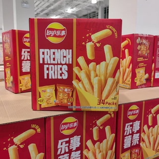 18g 原味独立包装 34小包休闲零食 乐事薯条蜂蜜黄油味 开市客代购