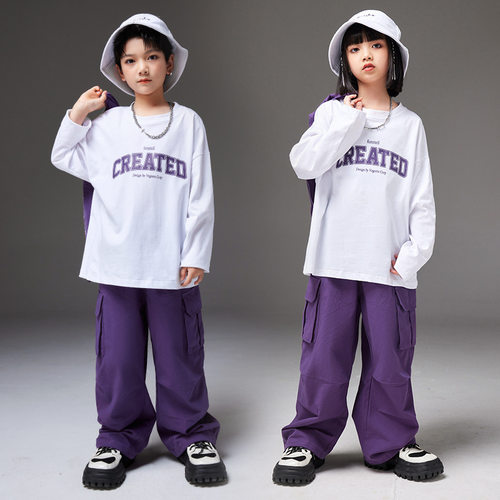 街舞儿童潮服嘻哈卫衣男童套装hi