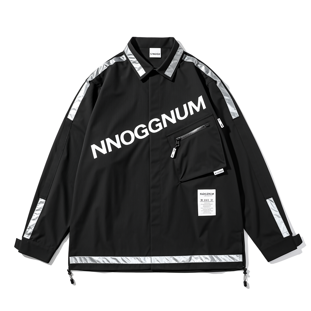 NNOGGNUM 机能风字母印夹克