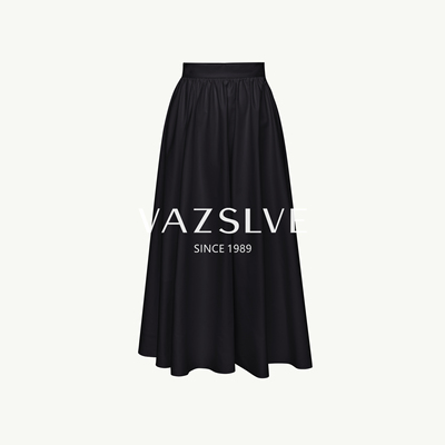 aelstudio赫本风法式黑色半身裙