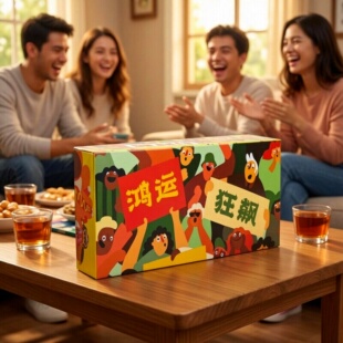 鸿运狂飙Hot Streak桌游卡牌多人聚会火热连胜竞速赛跑赌马游戏棋