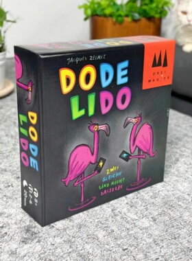 DODELIDO哆嘚哩哆英文桌游卡牌扑克牌儿童益智多人休闲聚会cards