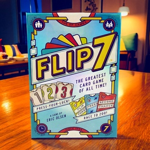 Flip7连翻转英文桌游卡牌扑克牌成年休闲聚会多人纸牌游戏牌cards
