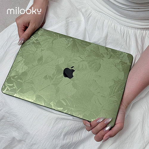 清冷感银杏MacBook保护壳防摔