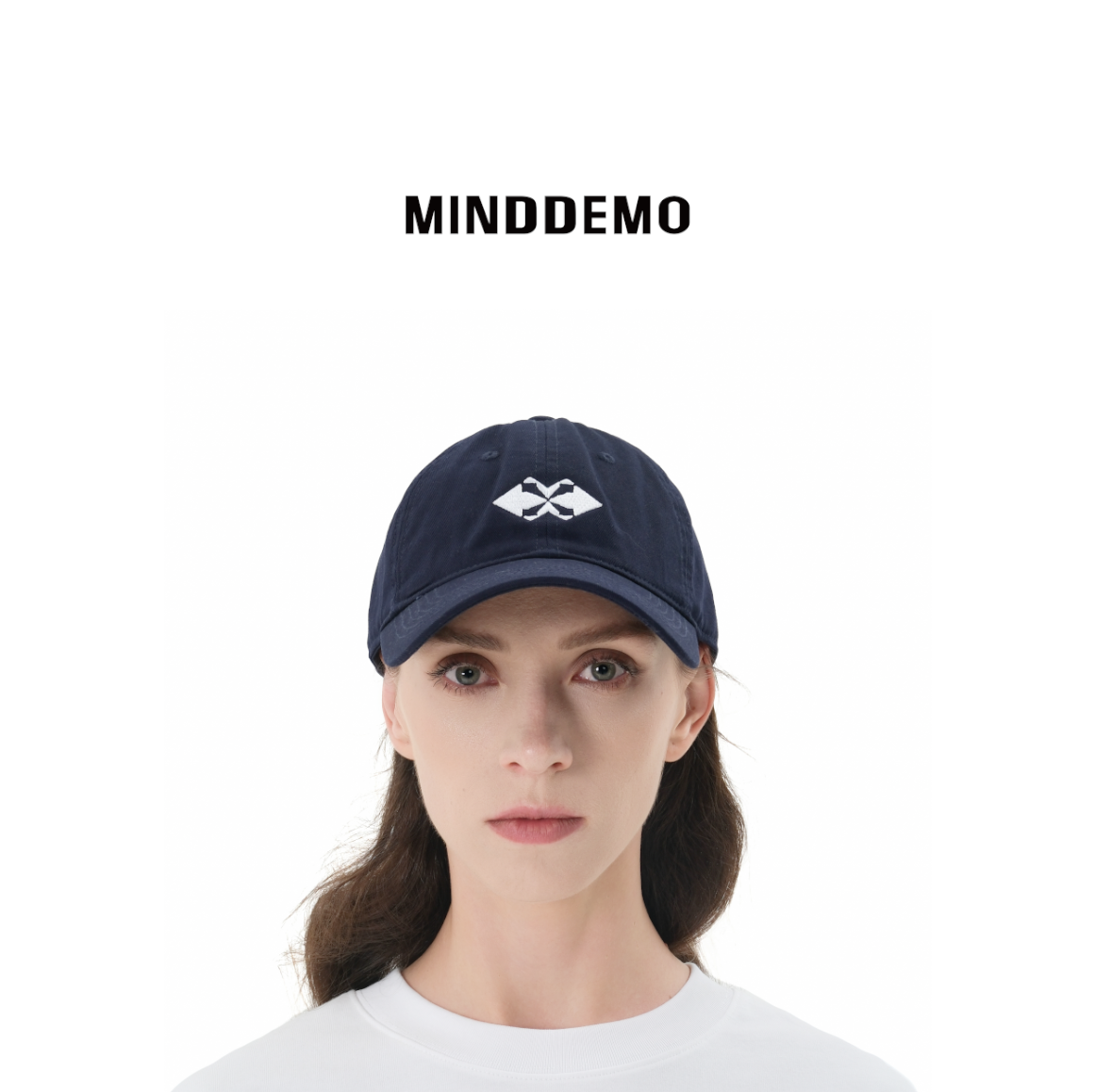 通用MINDDEMO棒球帽藏青色色百搭