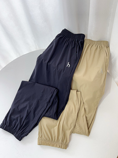 闭眼入不后悔小标刺绣防晒速干运动裤 儿童薄款 新款 24夏季 锦纶 长裤