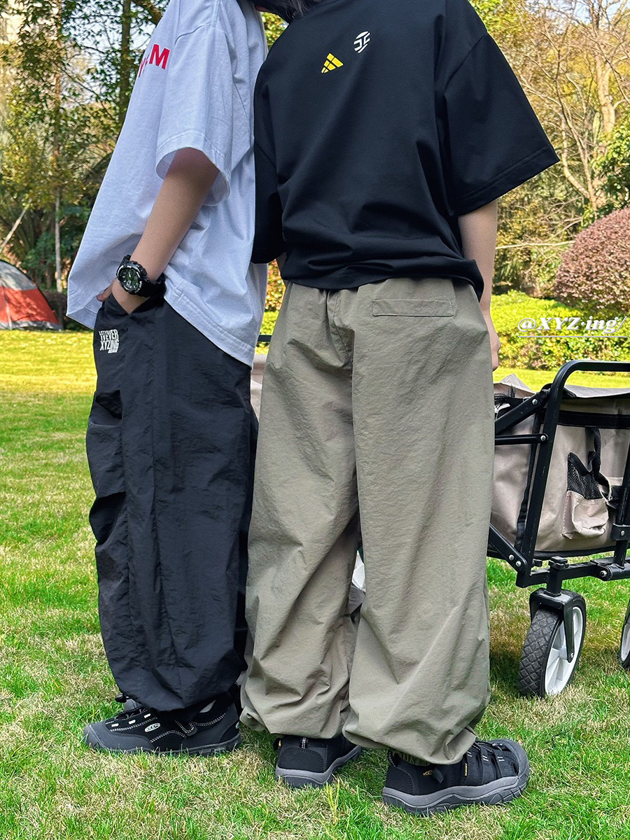儿童工装裤2025新款中大童潮牌春夏速干裤青少年长裤休闲布裤防蚊