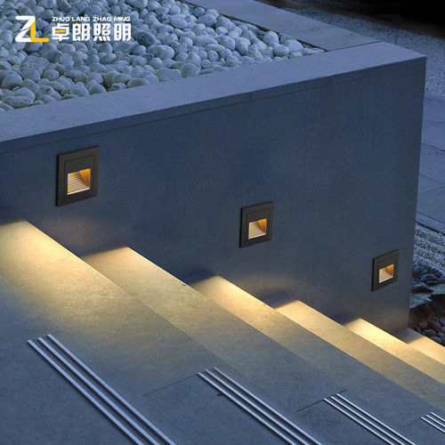 led地脚灯86型嵌入式墙角灯
