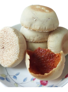 衢州特产衢江谢ji杜泽空心饼 桂花空心饼 糕点手工碳烤10个包邮