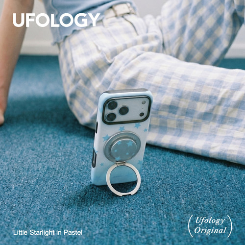 Ufology原创手机磁吸支架支持magsafe新款360度支点壳支架星芒