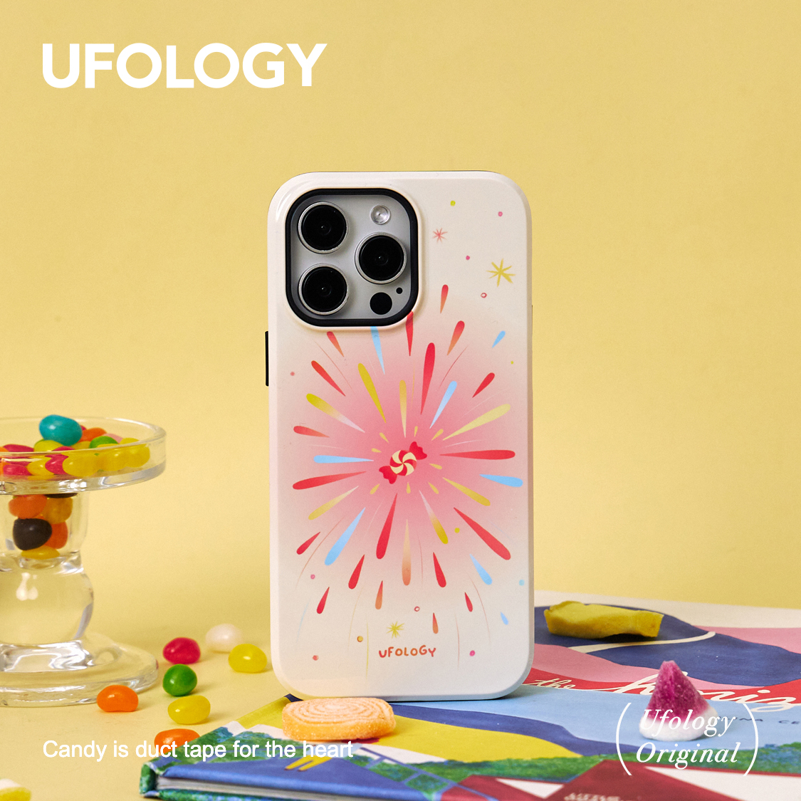 Ufology原创磁吸适用iPhone15promax手机壳14pro苹果13糖果12全包11二合一菲林xsmaxr支架16卡包新款创意高级